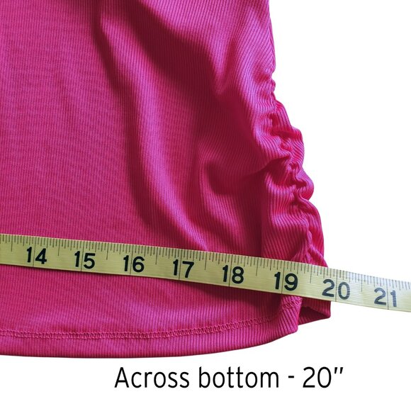 LUCKY IN LOVE Pretty in Ink Collection Ink Print Long Sleeve Tennis Top L 12 - Picture 15 of 16